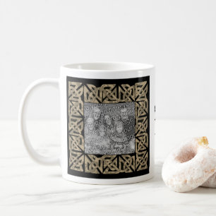 Caneca De Café Celtic Knops Foto Personalizada Sepia