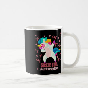 Caneca De Café Célula Falsiforme Dabbing Unicorn Rainbow Warrior