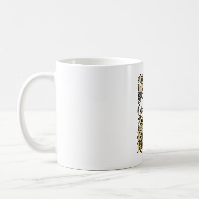 Caneca De Café Cemitério Casa Assombrada Halloween Horror Imagina (Esquerda)