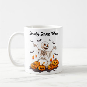 Caneca De Café cena assustadora de Halloween
