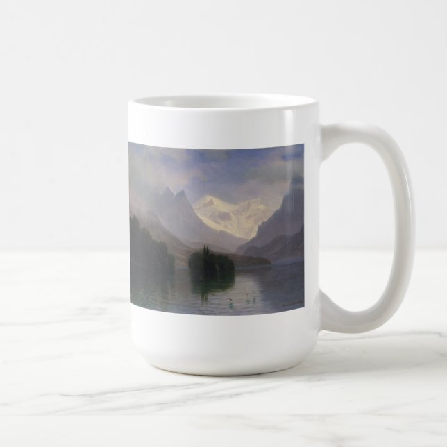 Caneca De Café Cena da montanha (Direita)