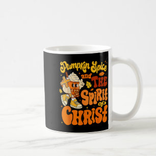 Caneca De Café Cena de Abóbora E Jesus Cristo Engraçado Outono Cr