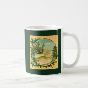 Caneca De Café Cena de Montanha Russa