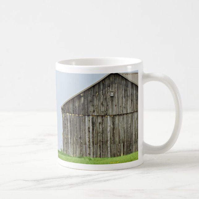 Caneca De Café Cena de Nave com Trator Fechado (Direita)