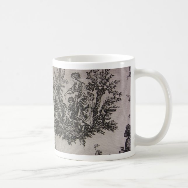 Caneca De Café Cena do rio de Toile (Direita)