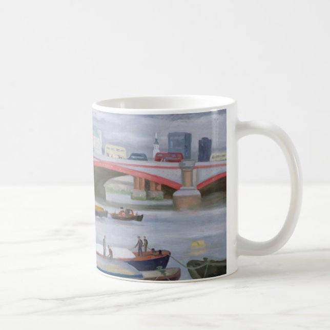 Caneca De Café Cena ocupada em Blackfriars 2005 (Direita)