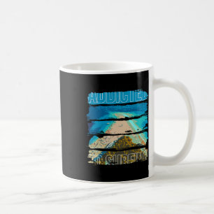 Caneca De Café Cenário de Praia - Viciado em Surf Homens Mulheres