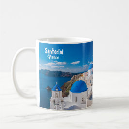 Caneca de Café Cênica de Santorini Grécia Presente