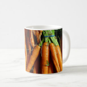 Caneca De Café Cenoura Laranja de Colheita Fresca da Fazenda à Me