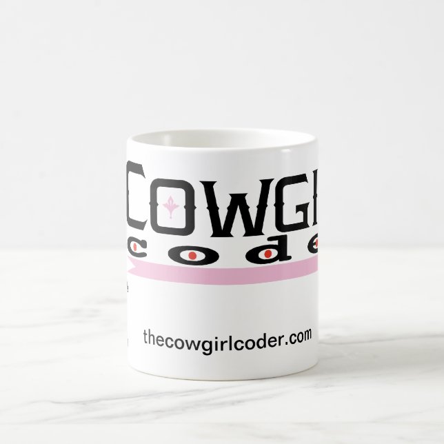 Caneca De Café centímetro-final, thecowgirlcoder.com (Centro)