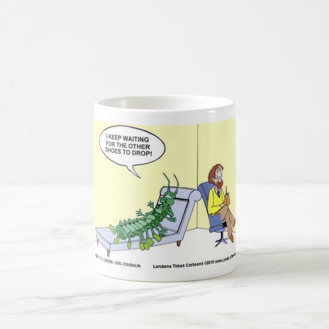 Caneca De Café Centopeia Psiquiatria Cartões Engraçados Manguejos (Centro)