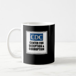 Caneca De Café Centro CDC Para A Decepção "Corrupção anti-vax tee