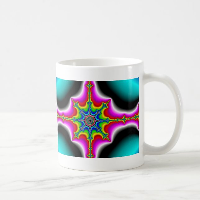 Caneca De Café Centro do Morto Superior - Fractal (Direita)