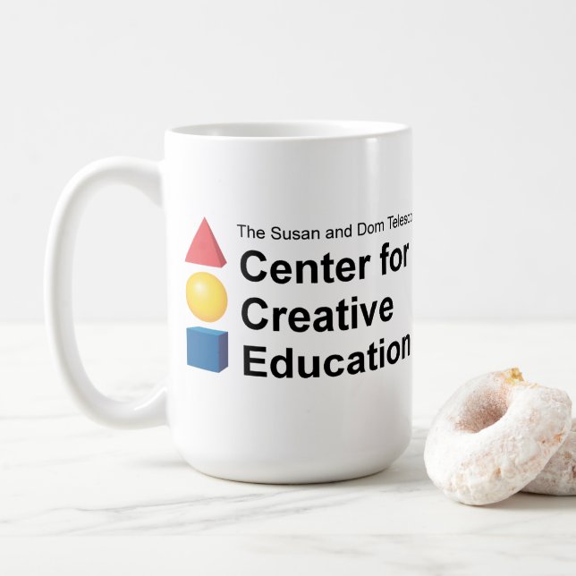 Caneca De Café Centro para Copo Térmico de Educação Criativa (Com Donut)