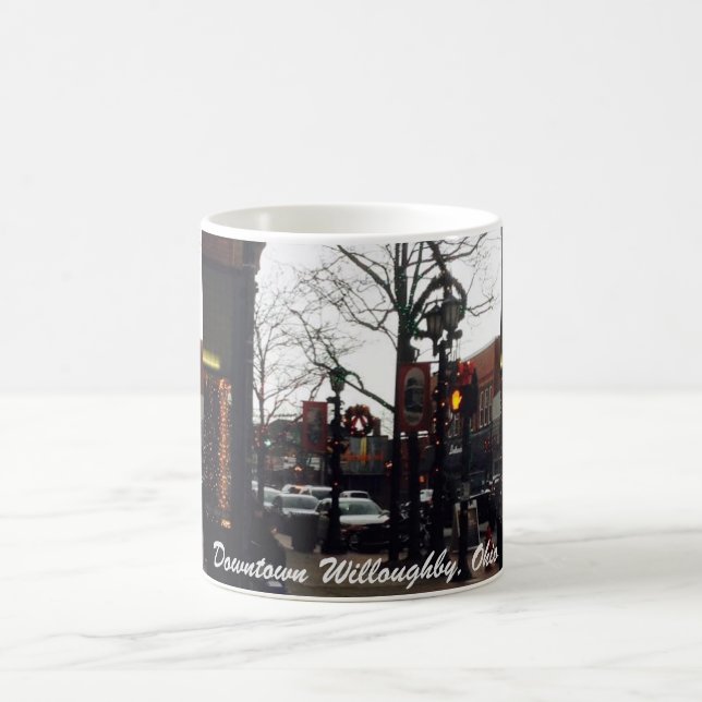 Caneca De Café Centro Willoughby Christmas Photo Mug (Centro)