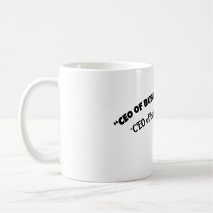 Caneca De Café "CEO DA EMPRESA E hora de dormir