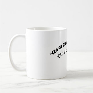 Caneca De Café "CEO DA EMPRESA E hora de dormir
