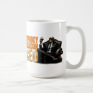 Caneca De Café 💼 CEO da Temporada Assustadora Citação Engraçada 
