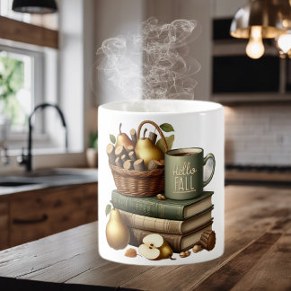 Caneca De Café Ceramic Coffee Mug Hello Fall