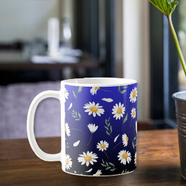 Caneca De Café Ceramic mug, Daisy coffee mug, tea cup