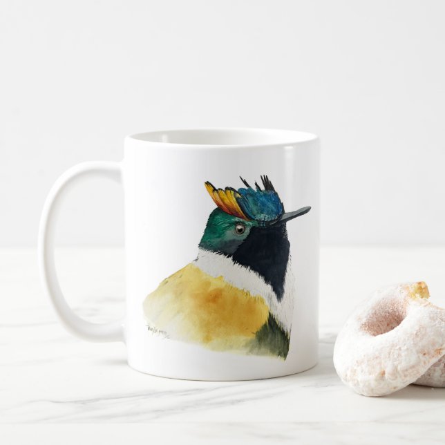 Caneca De Café Ceramic mug with Horned Sungem design (Com Donut)