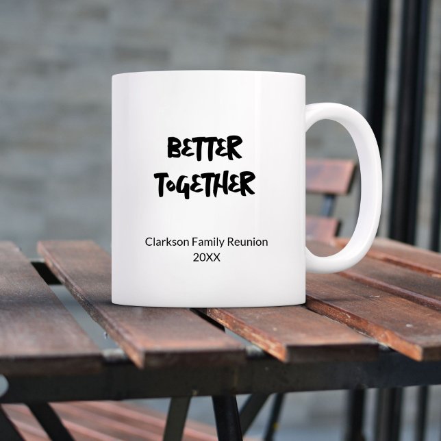 Caneca De Café Cerâmica de Reunião Familiar (Family reunion mug.)