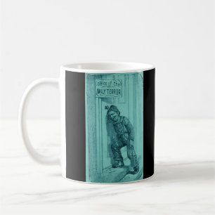 Caneca De Café cerca de 1900 Escritório do Terror Diário