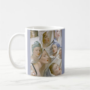 Caneca De Café cerca de 1940 mulheres bonitas
