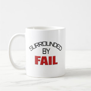 Caneca De Café Cercado pela falha