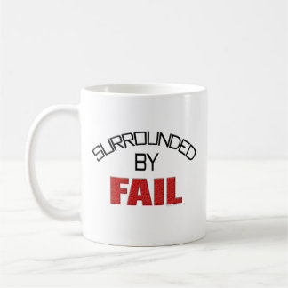 Caneca De Café Cercado pela falha
