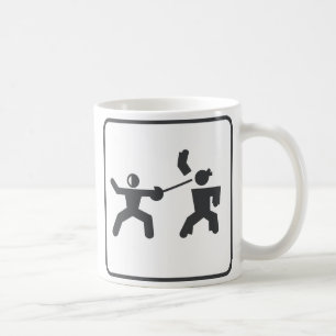 Caneca De Café Cerco contra o karaté