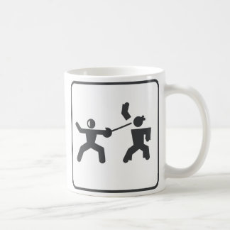 Caneca De Café Cerco contra o karaté