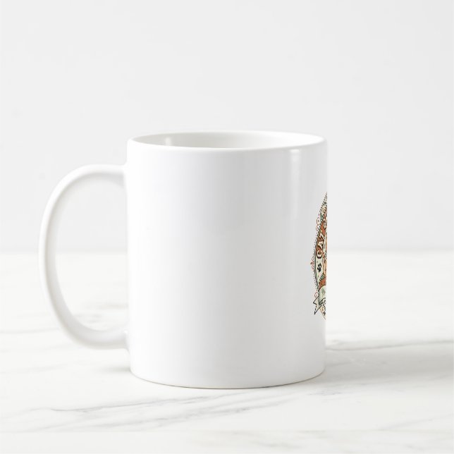 Caneca De Café Cereal Cat Crunch Caixa de Café da Manhã de Gato V (Esquerda)