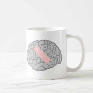 Caneca De Café Cérebro-Dor