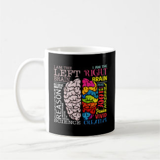 Caneca De Café Cérebro P Neurociência Cérebro Esquerda E Direita