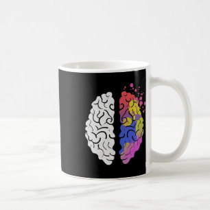 Caneca De Café Cérebro Saúde Mental Sensibilização Depressão Doen