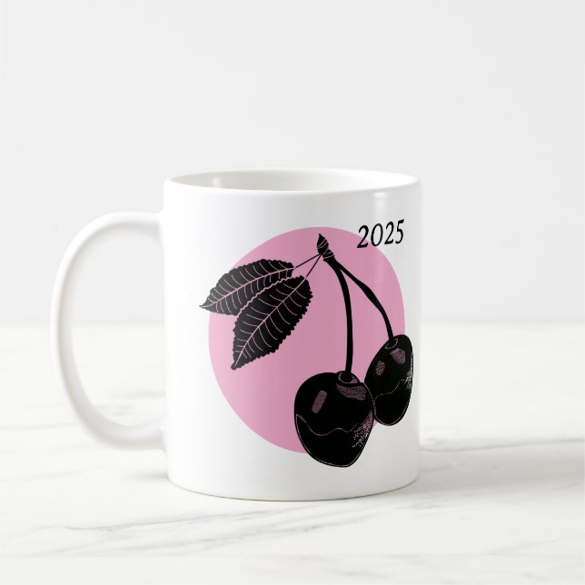 Caneca De Café Cereja 2025 (Esquerda)