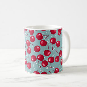 Caneca De Café Cereja de inverno.