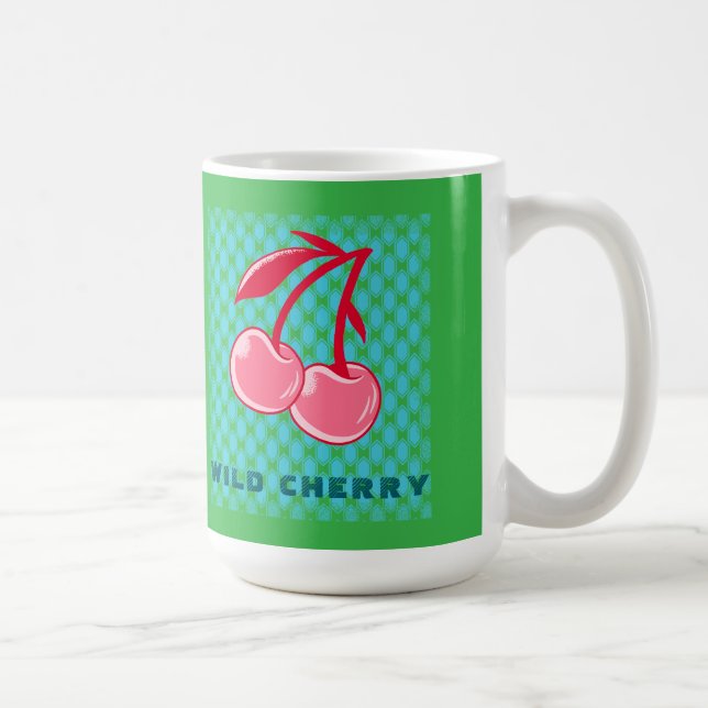 Caneca De Café Cereja Selvagem (Direita)