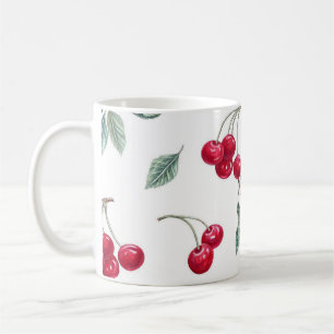 Caneca De Café Cerejas