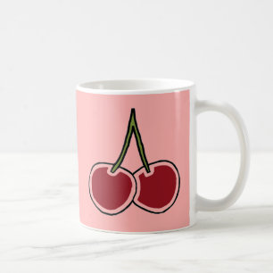 Caneca De Café Cerejas