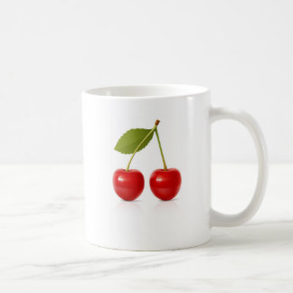 Caneca De Café Cerejas vermelhas