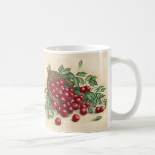 Caneca De Café Cerejas Vermelhas Doce