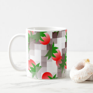 Caneca De Café Cerejas Vermelhas Fofas
