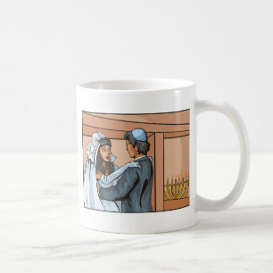 Caneca De Café Cerimônia de Casamento Judaico