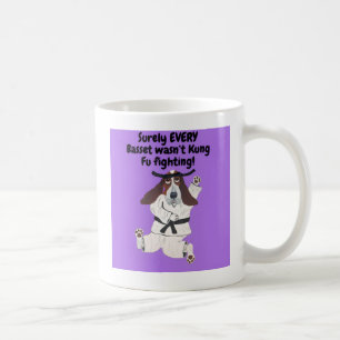 Caneca De Café Certamente NEM TODO Basset estava Lutando Kung Fu