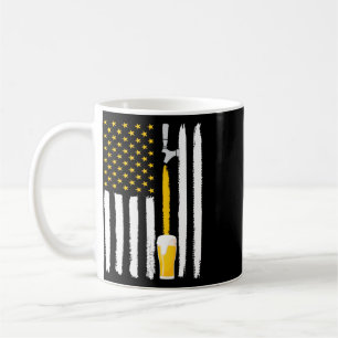 Caneca De Café Cerveja Artesanal Bandeira Americana EUA 4 de Julh