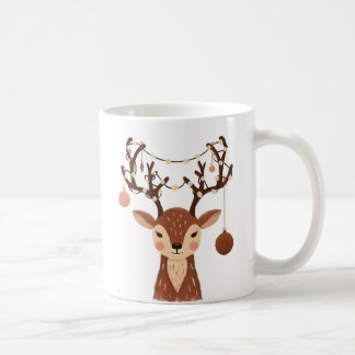 Caneca De Café Cerveja de Natal Aconchegante com Enfeites e Luzes
