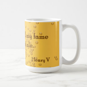 Caneca De Café Cerveja de Shakespeare Henry V/caneca da cerveja
