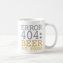 Cerveja do erro 404 não encontrada